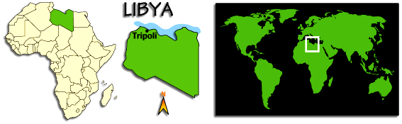 world atlas libya